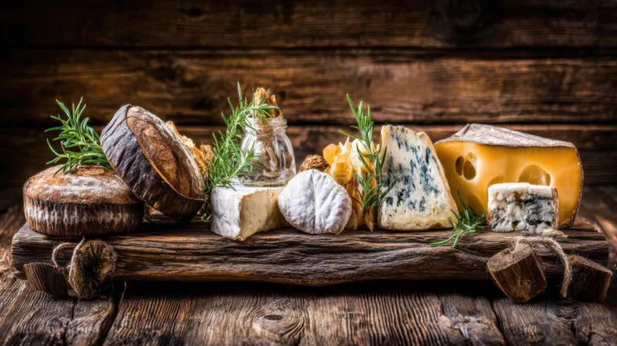 丰盛的欧洲奶酪拼盘 - 品鉴 大奶